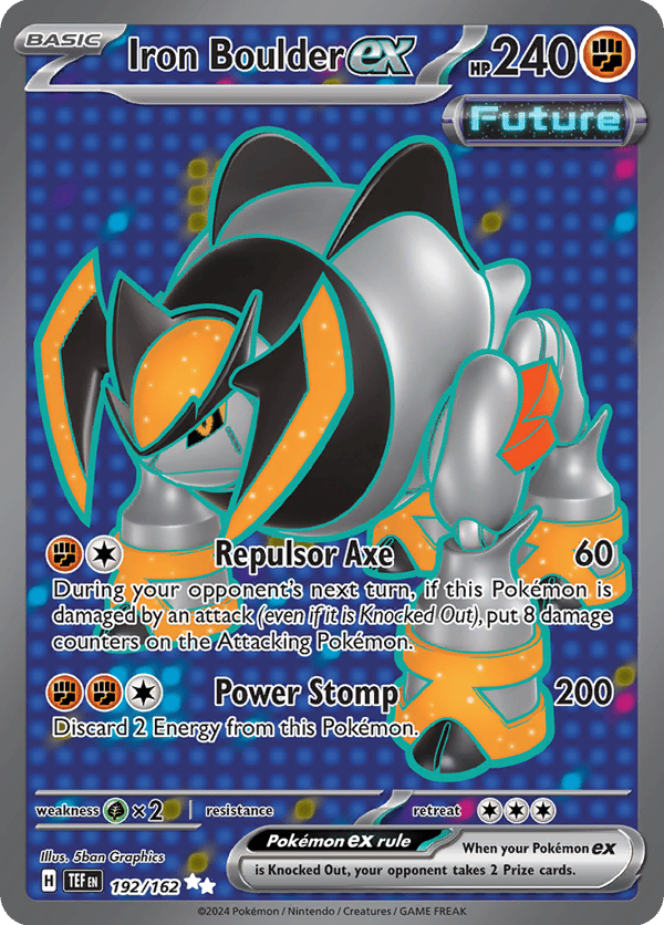Iron Boulder ex – Ultra Rare – Temporal Forces