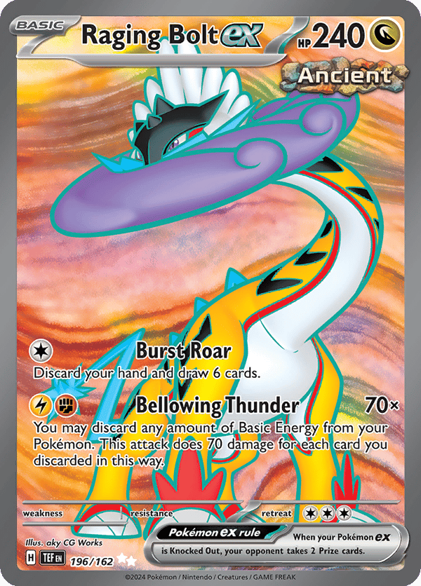Raging Bolt ex – Ultra Rare – Temporal Forces