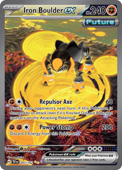 Iron Boulder ex – Special Illustration Rare