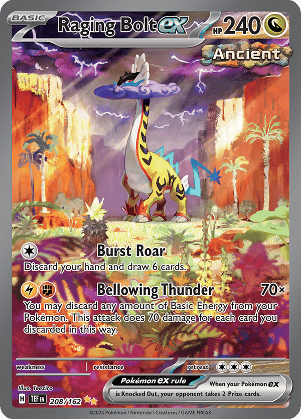 Raging Bolt ex – Special Illustration Rare – Temporal Forces