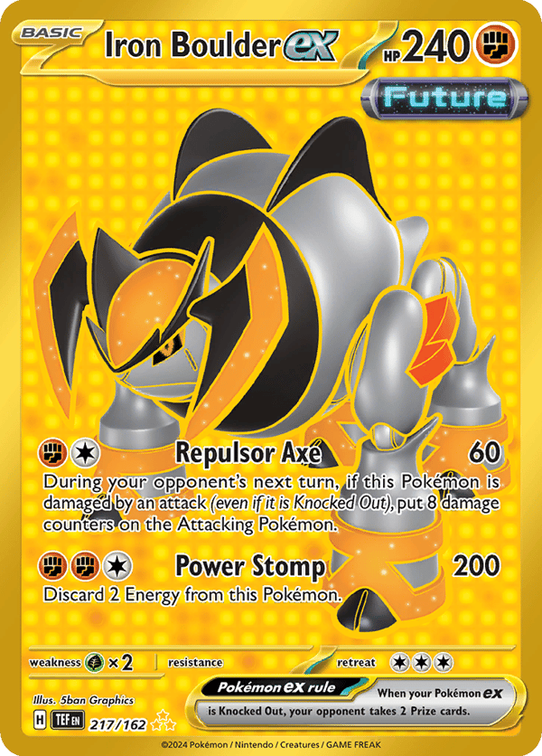 Iron Boulder ex – Hyper Rare – Temporal Forces