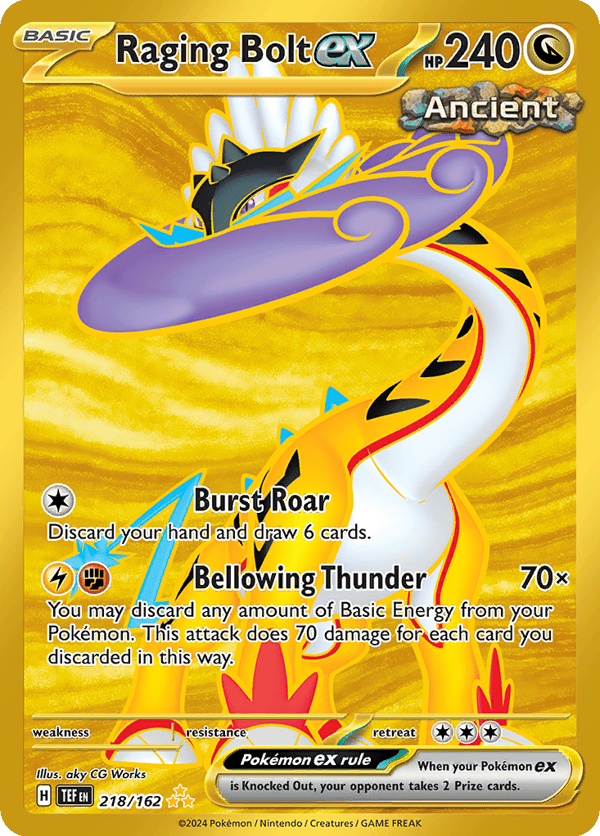 Raging Bolt ex – Hyper Rare – Temporal Forces