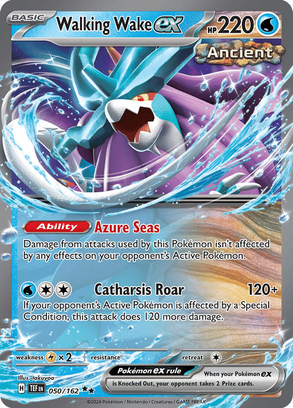 Walking Wake ex – Double Rare – Temporal Forces