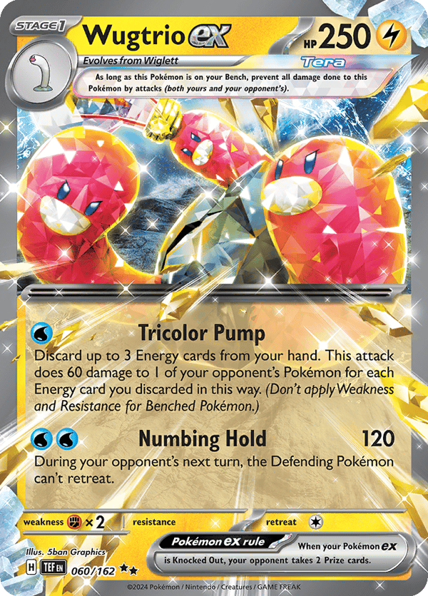 Wugtrio ex – Double Rare – Temporal Forces