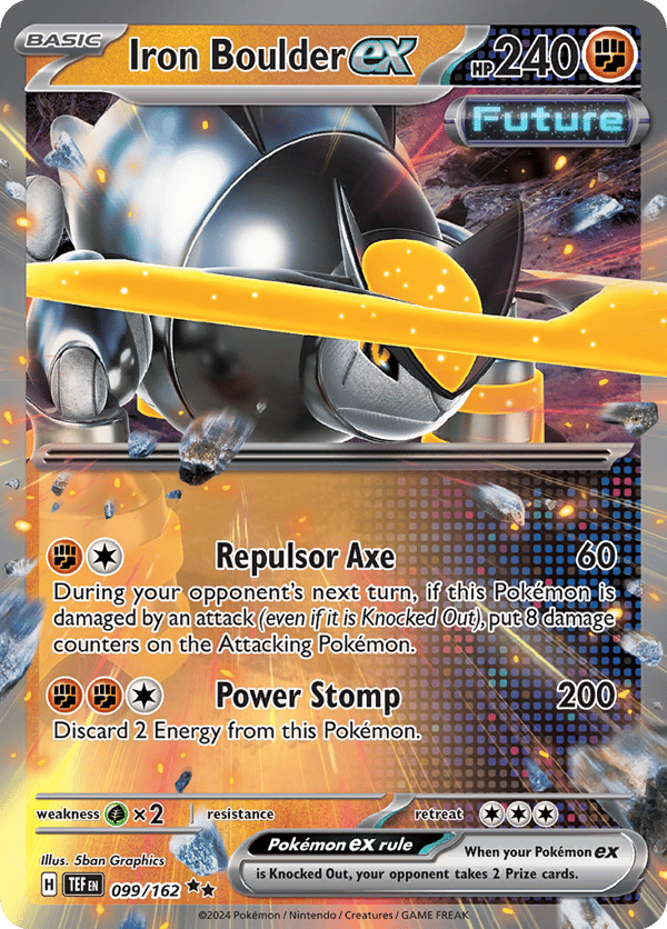 Iron Boulder ex – Double Rare – Temporal Forces
