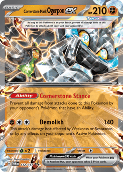 Cornerstone Mask Ogerpon ex – Double Rare