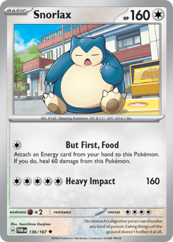 Snorlax – Uncommon – Twilight Masquerade