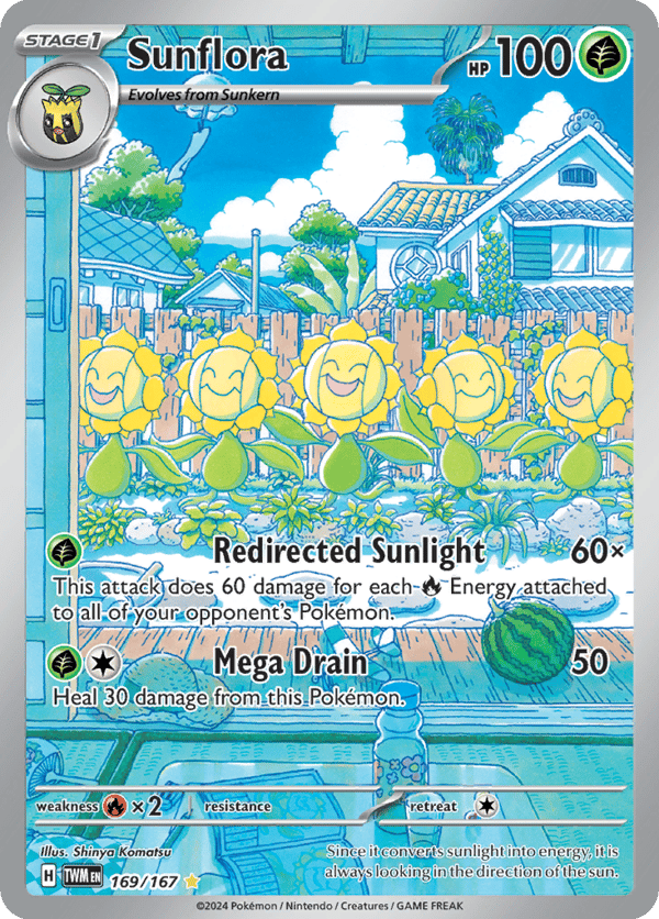 Sunflora – Illustration Rare – Twilight Masquerade