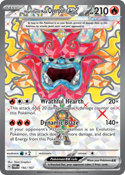 Hearthflame Mask Ogerpon ex – Ultra Rare
