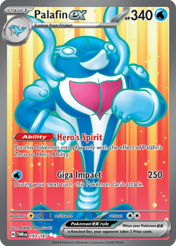 Palafin ex – Ultra Rare – Twilight Masquerade