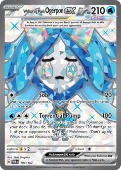 Wellspring Mask Ogerpon ex – Ultra Rare