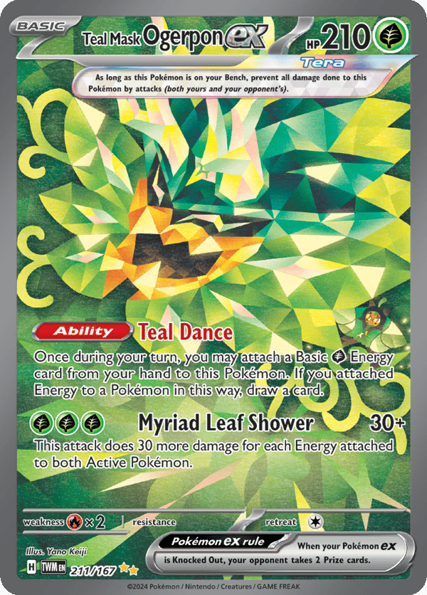 Teal Mask Ogerpon ex – Special Illustration Rare – Twilight Masquerade