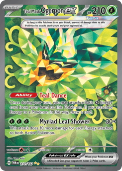 Teal Mask Ogerpon ex – Special Illustration Rare