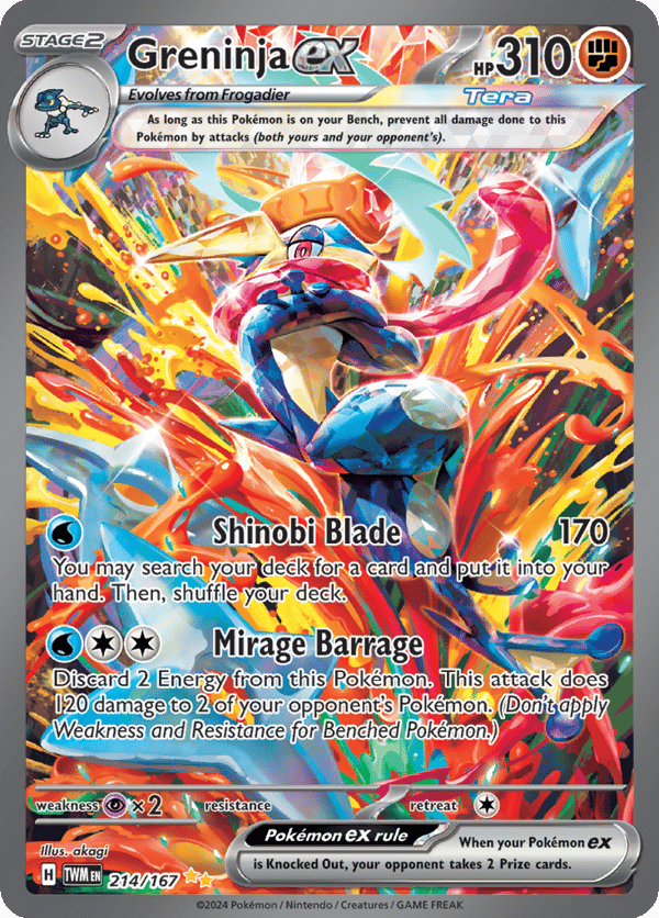 Greninja ex – Special Illustration Rare – Twilight Masquerade