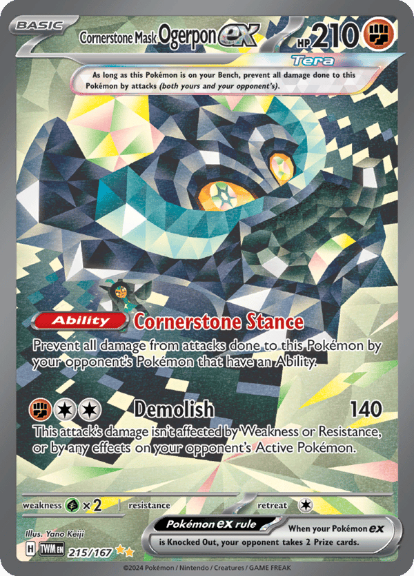 Cornerstone Mask Ogerpon ex – Twilight Masquerade