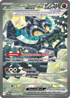Cornerstone Mask Ogerpon ex – Special Illustration Rare