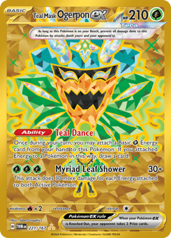 Teal Mask Ogerpon ex – Hyper Rare
