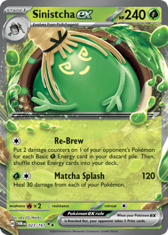 Sinistcha ex – Double Rare
