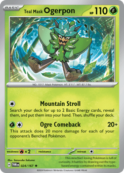 Teal Mask Ogerpon – Rare