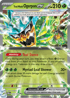 Teal Mask Ogerpon ex – Double Rare