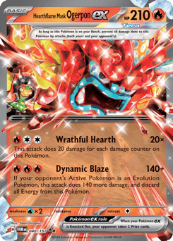 Hearthflame Mask Ogerpon ex – Double Rare