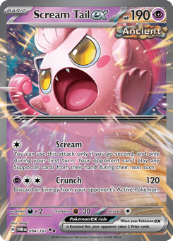 Scream Tail ex – Double Rare