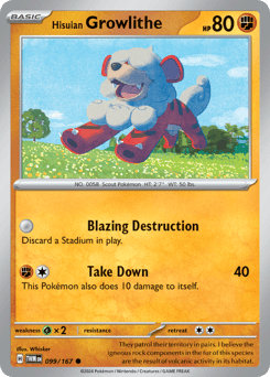 Hisuian Growlithe – Common – Twilight Masquerade
