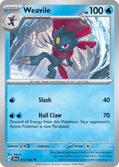 Weavile – Uncommon