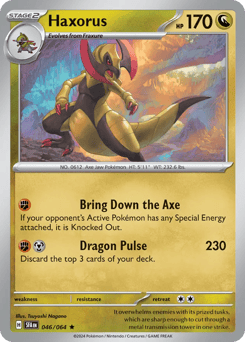 Haxorus – Rare