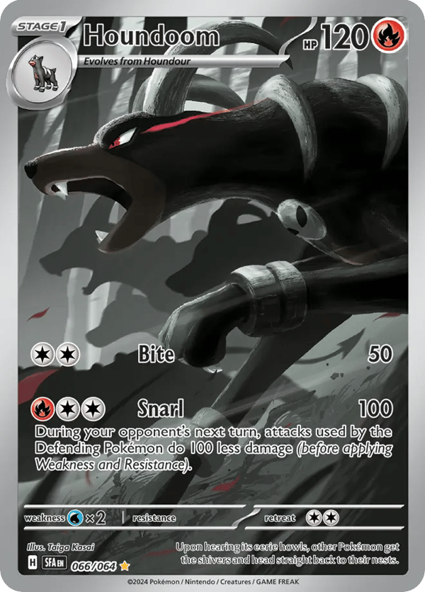 Houndoom – Illustration Rare – Shrouded Fable