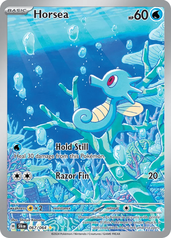 Horsea – Illustration Rare – Shrouded Fable