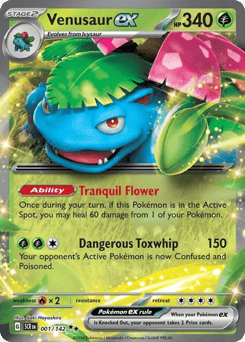 Venusaur ex – Double Rare – Stellar Crown
