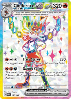Cinderace ex – Ultra Rare