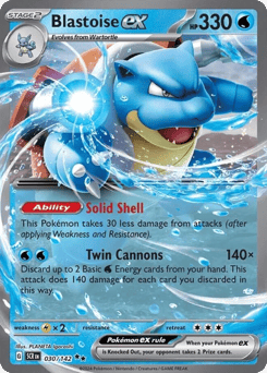 Blastoise ex – Double Rare