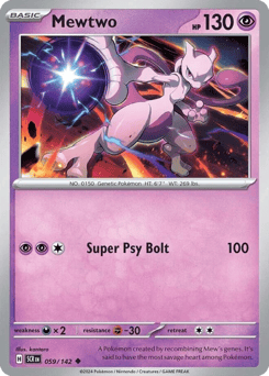 Mewtwo – Uncommon – Stellar Crown