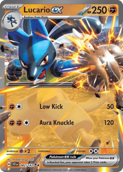 Lucario ex – Double Rare