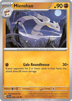 Mienshao – Uncommon