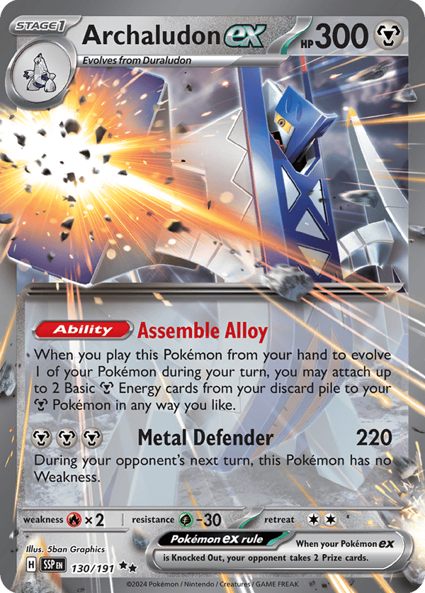 Archaludon ex – Surging Sparks