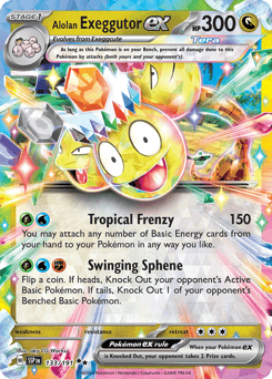 Alolan Exeggutor ex – Double Rare