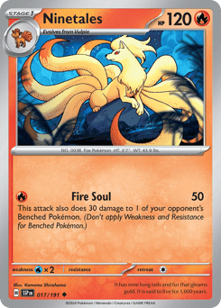 Ninetales – Uncommon – Surging Sparks