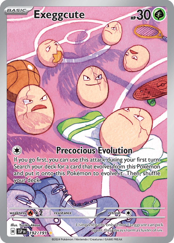 Exeggcute – Illustration Rare – Surging Sparks