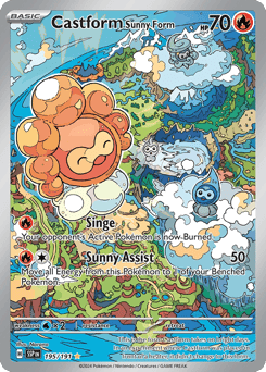 Castform Sunny Form – Illustration Rare