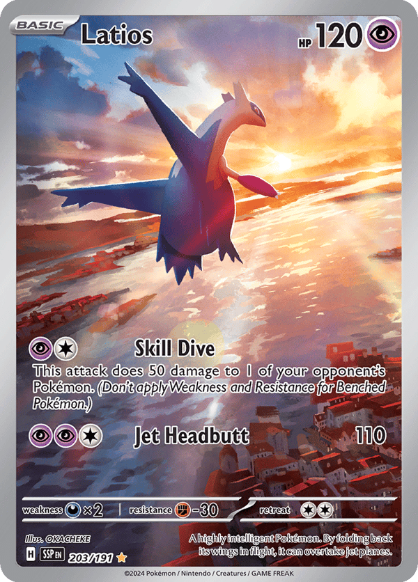 Latios – Illustration Rare – Surging Sparks