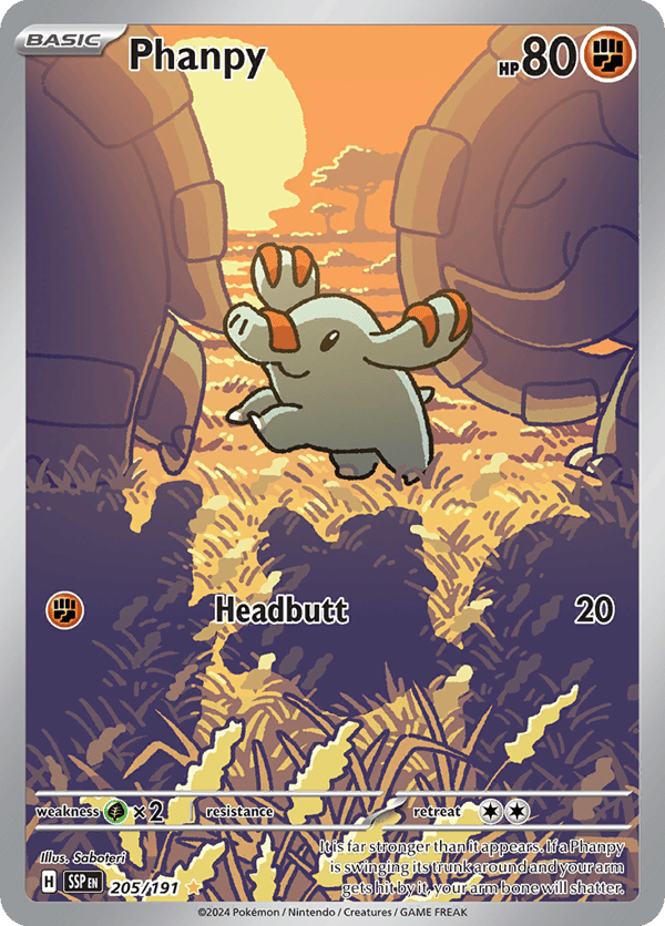 Phanpy – Surging Sparks