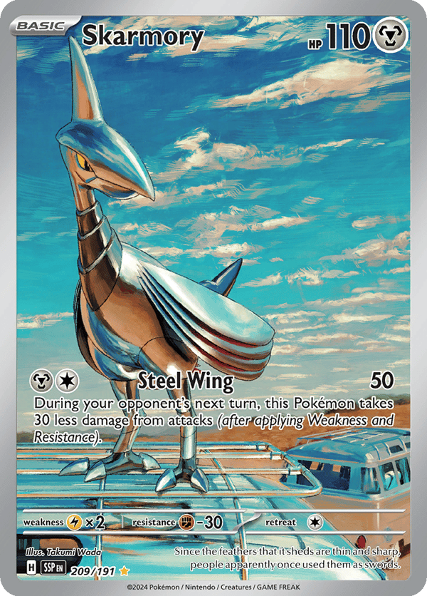 Skarmory – Illustration Rare – Surging Sparks