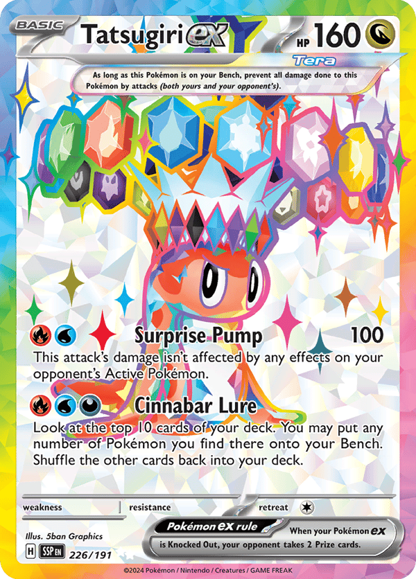 Tatsugiri ex – Surging Sparks