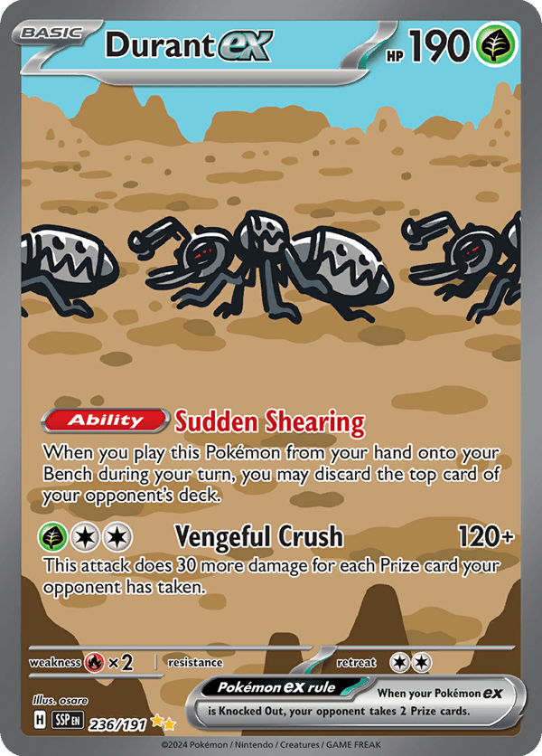 Durant ex – Special Illustration Rare – Surging Sparks