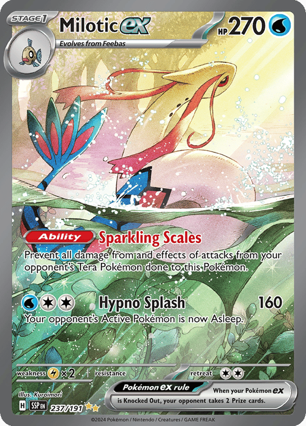 Milotic ex – Special Illustration Rare – Surging Sparks