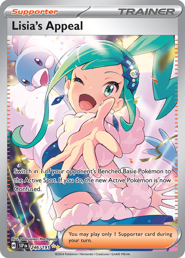 Lisia's Appeal – Special Illustration Rare – Surging Sparks