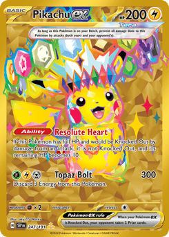 Pikachu ex – Hyper Rare